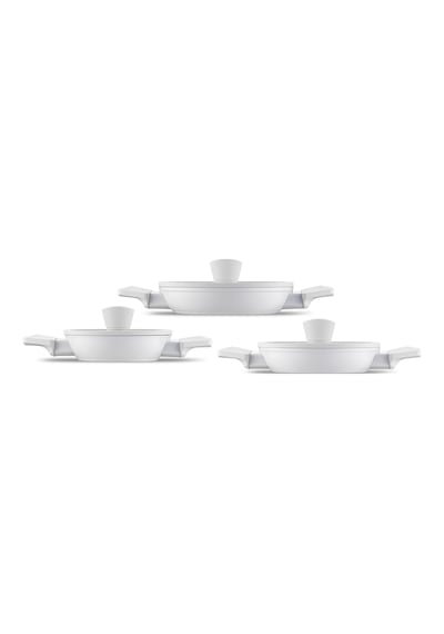 Jumbo Swiss Crystal 6 Parça Light Grey Sahan Seti Açık Gri