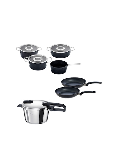 Fissler Vitaquick Edition 4,5 Litre Düdüklü Tencere + Adamant Tencere Ve Tava Seti Çok Renkli