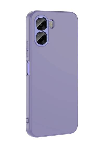 Maks Technology Oppo A6x Uyumlu Kılıf Mkst Mara Lansman Kapak - Lila