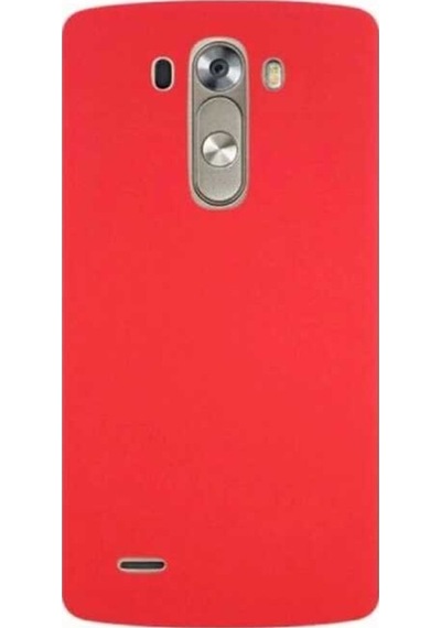 LG Uyumlu G3 Kılıf Zore Premier Silikon Kapak-Kırmızı