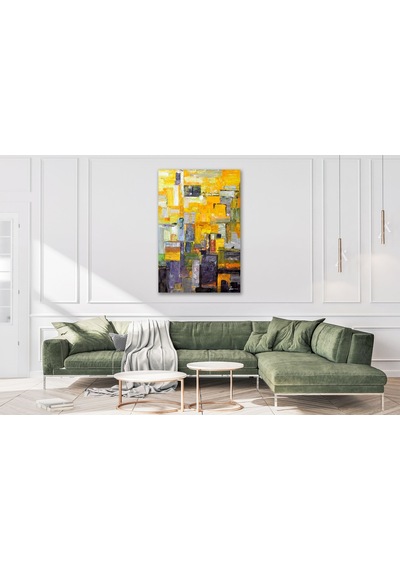 Yağlı Boya %100 El Yapımı Tablo Home In Joy 75Cmx105Cm