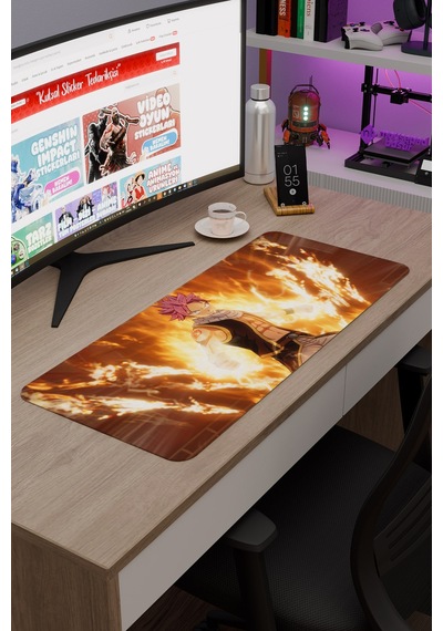 Fairy Tail Anime V1 - 70x30 Xl Gaming Kauçuk Kaymaz Taban Mouse Pad Fare Altlığı