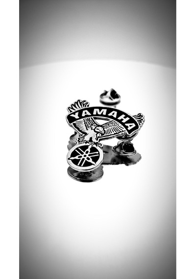 Yörük Tasarım Kartal Yamaha Motorcu Rozeti Gümüş