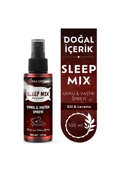 Onka Farma Sleepmix Gül & Lavanta Uyku Yastık Spreyi 100 ML