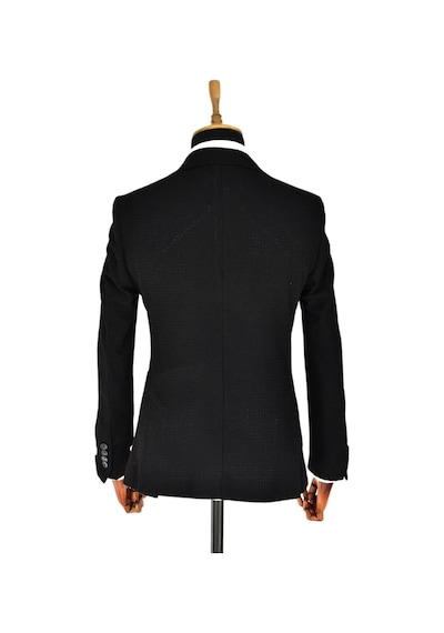 Erkek Tek Spor Ceket Çift Yırtmaçlı Gofre Bgl-st03587 001