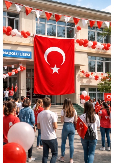 100x150 Cm Alpaka Kumaş Türk Bayrağı Büyük Boy Dayanıklı Bayrak İç Ve Dış Mekan Kullanımı Tek Ebat