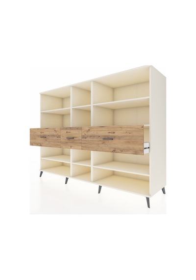 Kronos Dolap 9 Raflı 3 Çekmeceli 220x59x163 Aytaşı-aytaşı/çam Aytası/atlas Çam - Aytası Kronos Dolap 9 Raflı 3 Çekmeceli 220x59x163 Aytaşı-aytaşı/çam Aytası/atlas Çam - Aytası