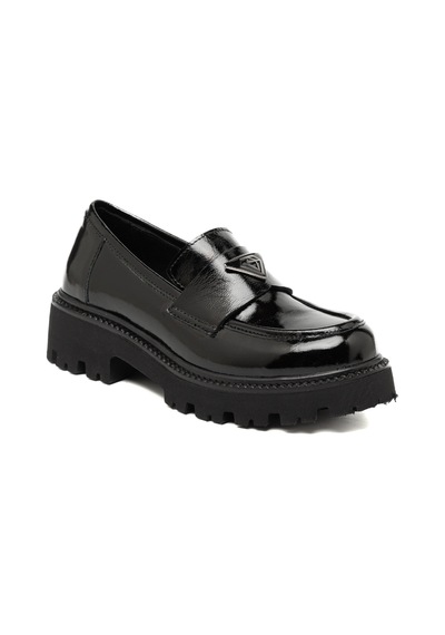 Nero Black Sneaker Günlük Kadın 25k11768xr Vergelio Vernice Nero Bej