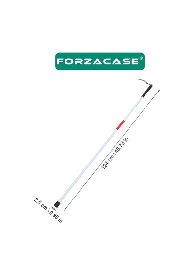 Forzacase FC514 Görme Engelliler için Teleskopik ve Katlanabilir Baston