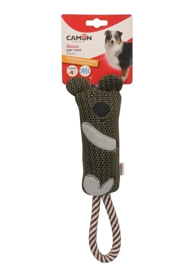 Camon İpli Ve Gıcırtılı Hışırtılı Karışık Hayvan Figürlü Köpek Oyuncağı 30 Cm