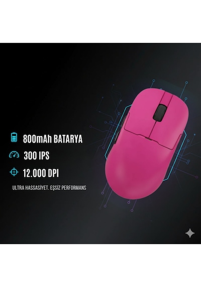 Aj159 Nl Near-link 3 Modlu 1000hz 12.000 Dpı 400 Mah Batarya Paw 3311-yeni Nesil Bağlantı Modu Diğer
