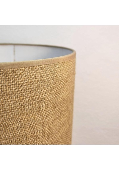 50 Cm Doğal Jüt Kumaş Silindir Masa Tavan Lambader Sarkıt Abajur Başlığı 50cmx30cm Diğer