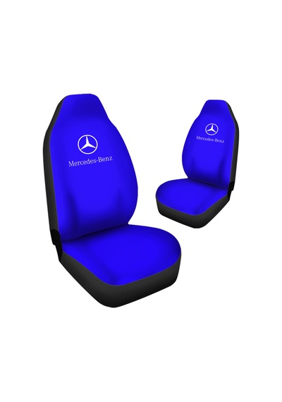 Mercedes Baskılı Oto Koltuk Kılıfı Pro - Mavi