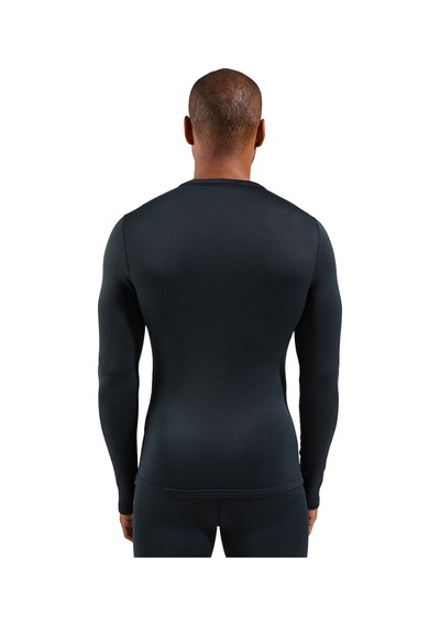Odlo Odlo Fundamentals Active Warm Bl Top Crew Neck L/s Erkek Siyah İçlik Üst 6000 Siyah