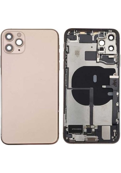 Apple Uyumlu iPhone 11 Pro Max İle Dolu Kasa Altın