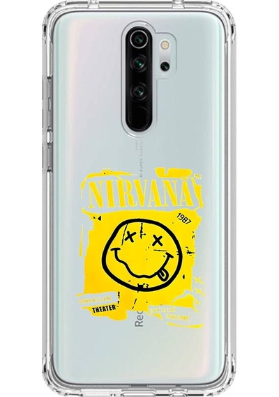 Xiaomi Redmi Note 8 Pro Uyumlu Şeffaf Kılıf Nirvana Tasarımlı
