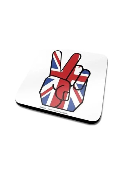 Bardak Altlığı Union Jack Peace Çok Renkli