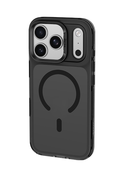 Apple Uyumlu iPhone 17 Pro Kılıf M-safe Şarj Özellikli Benks C-magnet Lucid Armor Kapak Siyah Siyah