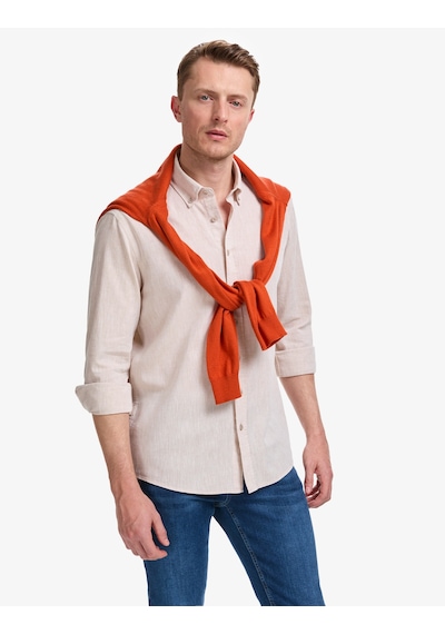 Pierre Cardin Erkek Bej Gömlek Desenli 50325356-vr011