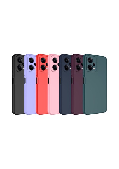 Zore Redmi Note 12 Pro 5g Kılıf Nvth Mara Lansman Kapak - Koyu Mor