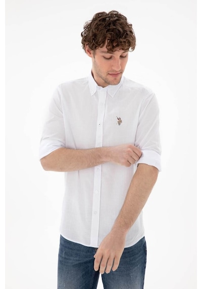 U.S. Polo Assn. Enzogl026y Beyaz Erkek Gömlek Pu-8956 L U.S. Polo Assn. Enzogl026y Beyaz Erkek Gömlek Pu-8956 L