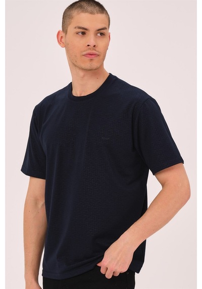 T0738 Dewberry Erkek T-shırt-lacivert Lacivert