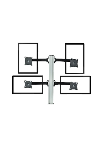 Tarix MA-06 17"-27" Masa Üstü Dörtlü Monitör Askı Aparatı