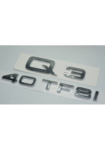 Audi Q3 40 TFSi Krom ABS 3M 3D Bagaj Yazı Logo Ürün