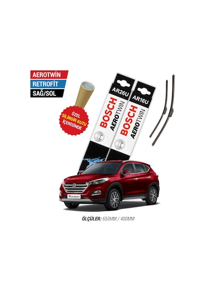 Hyundai Tucson Silecek Takımı 2015-2020 Bosch Aerotwin
