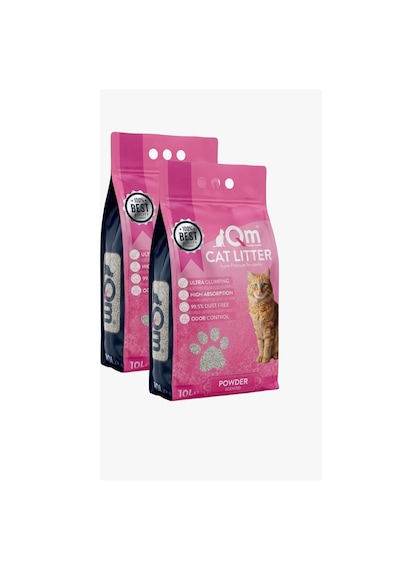 Qm Bebek Pudra Bentonit Kedi Kumu 2 10 Lt