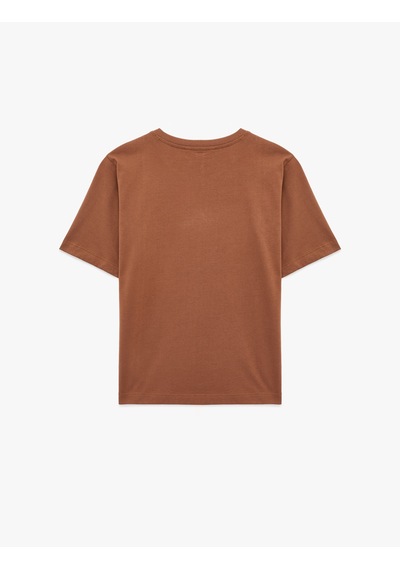 Koton Regular Fit Pamuklu Kısa Kollu Bisiklet Yaka Basic Tişört Kahverengi 6sak60009ek Kahve Koton Regular Fit Pamuklu Kısa Kollu Bisiklet Yaka Basic Tişört Kahverengi 6sak60009ek Kahve