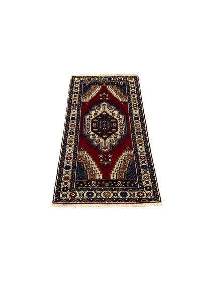 El Dokuma Sıfır Yahyalı Halısı 90x160 Kök Boya %100 Yün Halı