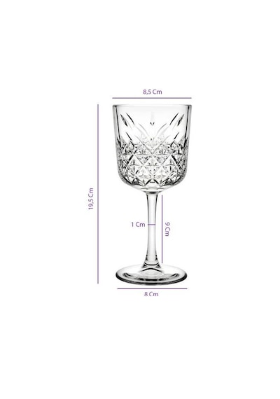 Paşabahçe 440276 Timeless 4lü Ayaklı Bardak