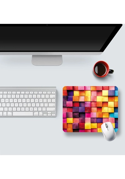 Colorful Wooden Boxes 22x18cm Mp392218 İlyuka Mini Boy Mousepad