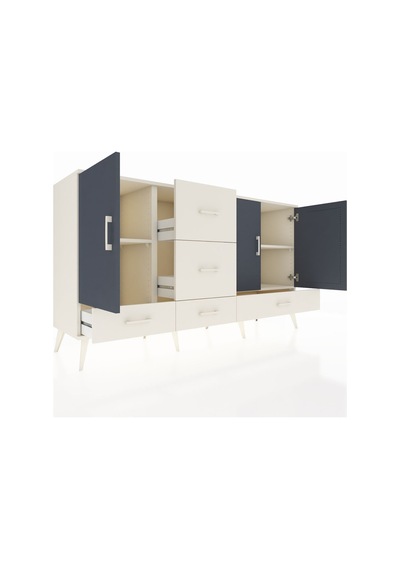 Hyperion Konsol 4 Raflı 5 Çekmeceli 3 Kapaklı 176x44x99 Aytaşı-antrasit/aytaşı Aytası/antrasıt - Aytası Hyperion Konsol 4 Raflı 5 Çekmeceli 3 Kapaklı 176x44x99 Aytaşı-antrasit/aytaşı Aytası/antrasıt - Aytası