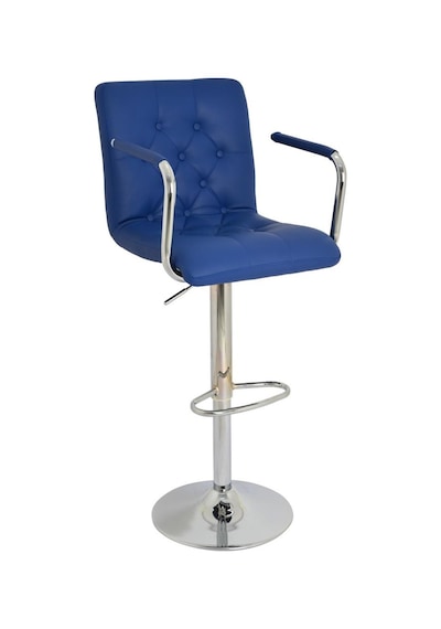 Bürocci Helen Bar Sandalyesi-Lacivert-9519Q0103 Çok Renkli