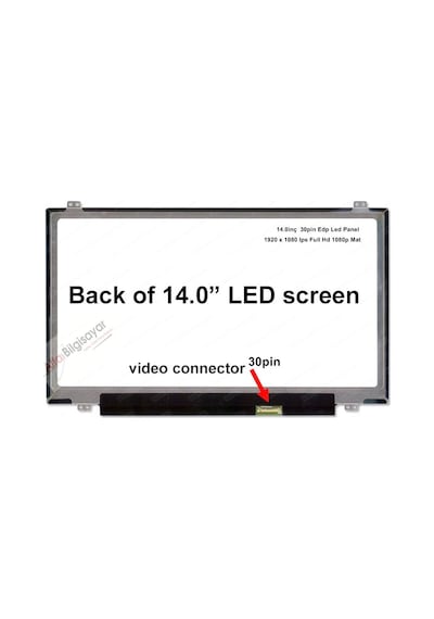 Hp 823951-001 Uyumlu Uyumlu Lcd Panel Ekran 14.0 30Pin Full Hd 1
