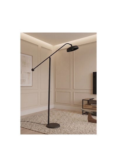 Atria Siyah Metal Tasarım Ark Lambader Hareketli Ayarlanabilir Başlıklı Şapkalı Ayaklı Lambader E27 Duy Uyumlu Modern Endüstriyel Dekoratif Zemin Lambası Salon Oturma Odası Köşe Okuma Lambası Atria Siyah Metal Tasarım Ark Lambader Hareketli Ayarlanabilir Başlıklı Şapkalı Ayaklı Lambader E27 Duy Uyumlu Modern Endüstriyel Dekoratif Zemin Lambası Salon Oturma Odası Köşe Okuma Lambası
