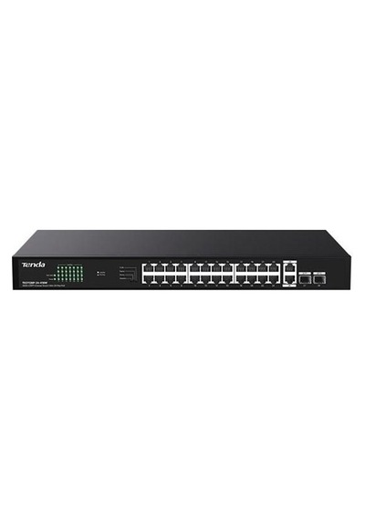 Tenda 24port Poe 410w 2-sfp 2-uplink Gigabit Yönetilemez Switch Teg1128p-24-410w-213060