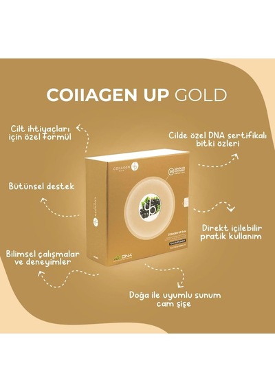 Tr Gold - Kırmızı Üzüm Aromalı İksir 5000 Mg Hidrolize Kolajen, Koenzim Q10, Hyaluronik Asit Ve Vitaminler 30