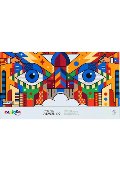 Carioca Plus 4.0 Kuru Boya Kalemi 40'lı