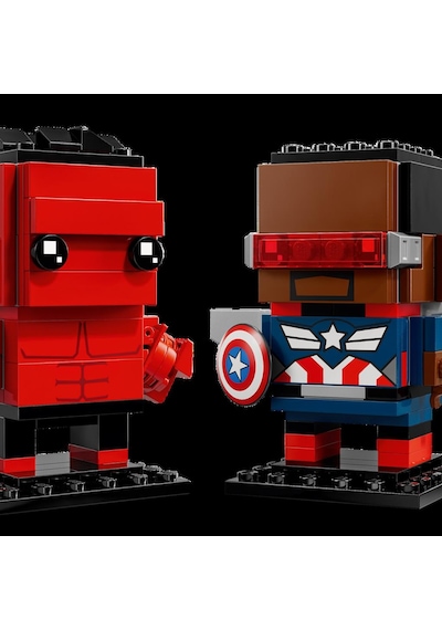Lego 40668 Kaptan Amerika Ve Red Hulk Figürleri