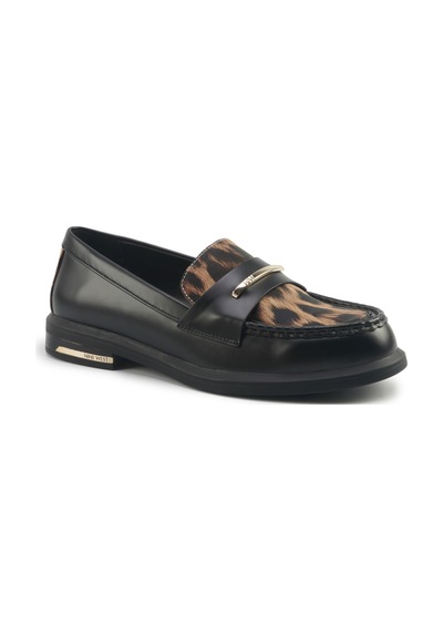 Nine West Tıada5 5pr Leopar Kadın Loafer 000000000102012128 Kahverengi