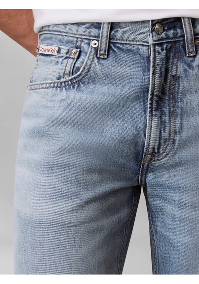 Calvin Klein 90s Straıght Retro L, X3b Mavi Erkek Kot Pantolon