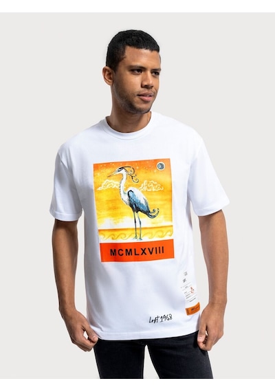 LOFT Loose Fit Erkek Tshirt K.kol Lf2036532 Q1.v1 Beyaz