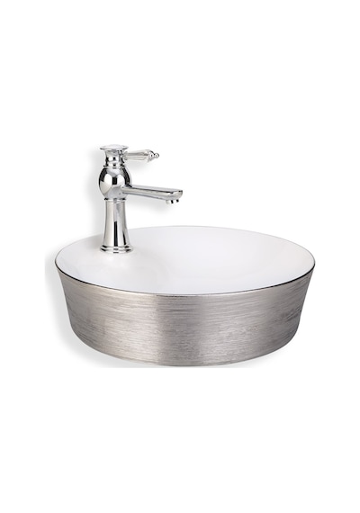 Eva Banyo Lena E-5002G Tezgah Üstü Porselen Lavabo