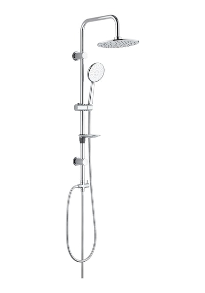 ECA Nita Banyo Bataryası+T-MAY Banyo Bostan Oval Tepe Duş Takımı Krom