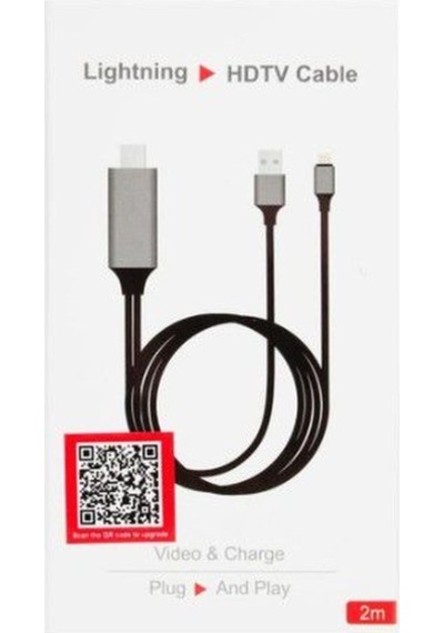 Lightning To HDMI HD TV Görüntü Aktarma Kablosu iPhone Apple Uyumlu iPad  IOS