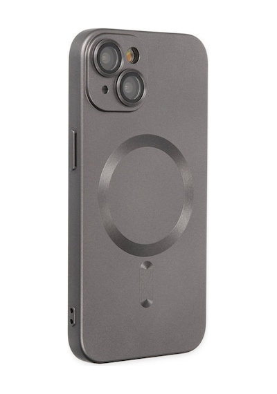 Apple iPhone Uyumlu 14 Plus Kılıf Moshi Lens Magneticsafe Silikon - Füme Bzsxx00 1