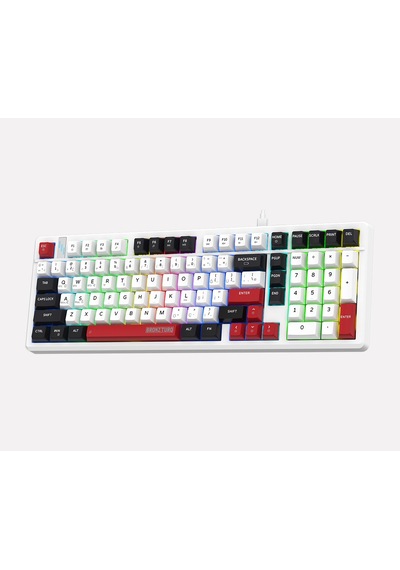 Bronzturq Mk1176 3n1 Wired + 2.4g + Bluetooth Rgb 101 Tuşlu Anti-ghosting Mekanik Klavye